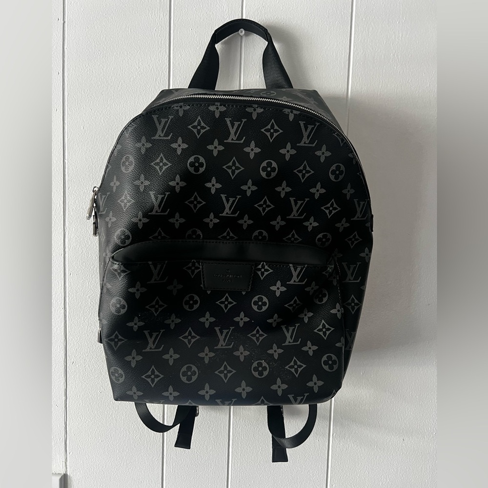 Louis Vuitton Eclipse Monogram Black Backpack